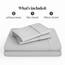 Bare Home Kingsize-Bettlaken-Set, 1800 ultraweiche Mikrofaser, Kingsize-Bett, hydrogebürstet, tiefe Tasche, 4-teiliges Set, Spannbetttuch, Bettlaken und 2 Kissenbezüge, Bettlaken (Kingsize,