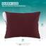 Utopia Bedding Premium 100% wasserdichter Kissenschutz mit Reißverschluss, Queen-Size-Größe (2er-Set), Bettwanzen- und milbendicht, mit Reißverschluss, Burgunderrot