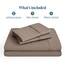 Bare Home Bettwäsche-Set für Doppelbett, 1800, ultraweiche Mikrofaser, für Doppelbett, hydrogebürstet, tiefe Tasche, 4-teiliges Set, Spannbetttuch, Bettlaken und 2 Kissenbezüge, Bettlaken (Doppelbett,
