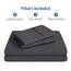 Bare Home Bettwäsche-Set für Doppelbett, 1800, ultraweiche Mikrofaser, für Doppelbett, hydrogebürstet, tiefe Tasche, 4-teiliges Set, Spannbetttuch, Bettlaken und 2 Kissenbezüge, Bettlaken (Doppelbett,