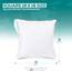 Utopia Bedding Wasserdichter Wurfkissenschutz (Keine Kisseneinsätze) mit Reißverschluss, 45,7 x 45,7 cm (2 Stück, weiß), Bettwanzensicher, Outdoor, Bett, Couch, dekorative Kissenbezüge