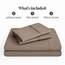 Bare Home Bettwäsche-Set für Doppelbett, 1800, ultraweiche Mikrofaser, für Doppelbett, hydrogebürstet, tiefe Tasche, 4-teiliges Set, Spannbetttuch, Bettlaken und 2 Kissenbezüge, Bettlaken (Doppelbett,