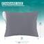 Utopia Bedding Wasserdichter Kissenschutz mit Reißverschluss (2 Stück) Standard Grau - Bettwanzensicher Kissenbezug 50,8 x 66 cm