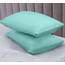 Utopia Bedding Premium 100% wasserdichter Kissenschutz mit Reißverschluss, King Size (2er-Set), Bettwanzen- und staubmilbendicht, mit Reißverschluss, Kissenbezüge, Spa-Blau