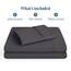 Bare Home Bettwäsche-Set für Einzelbett, 1800 ultraweiche Mikrofaser, für Einzelbett, hydrogebürstet, tiefe Tasche, 3-teiliges Set, Spannbetttuch, Bettlaken und 1 Kissenbezug, Bettlaken (Einzelbett,