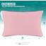 Utopia Bedding Premium 100% wasserdichter Kissenschutz mit Reißverschluss, King Size (2er-Set), Bettwanzen- und milbendicht, mit Reißverschluss, Rosa