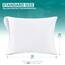 Utopia Bedding Set of 2 Waterproof Pillow Protectors with Zipper Standard Size (White), Ultra Soft Pillow Covers, Bed Bug and Dust Mite Proof Pillow Encasements, Moisture Wicking Pillow Cases