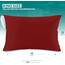 Utopia Bedding Premium 100% wasserdichter Kissenschutz mit Reißverschluss, King Size (2er-Set), Bettwanzen- und staubmilbendicht, mit Reißverschluss, Rot