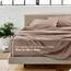 Bare Home Bettwäsche-Set für Doppelbett, 1800, ultraweiche Mikrofaser, für Doppelbett, hydrogebürstet, tiefe Tasche, 4-teiliges Set, Spannbetttuch, Bettlaken und 2 Kissenbezüge, Bettlaken (Doppelbett,