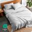 Bare Home Bettwäsche-Set für Einzelbett, 1800 ultraweiche Mikrofaser, für Einzelbett, hydrogebürstet, tiefe Tasche, 3-teiliges Set, Spannbetttuch, Bettlaken und 1 Kissenbezug, Bettlaken (Einzelbett,