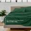 Bare Home Kingsize-Bettlaken-Set, 1800, ultraweiche Mikrofaser, Kingsize-Bett, hydrogebürstet, tiefe Tasche, 4-teiliges Set, Spannbetttuch, Bettlaken und 2 Kissenbezüge, Bettlaken (Kingsize, Waldgrün)