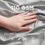 Empyrean Bedding Spannbettlaken für hohe Matratzen, 45.7 cm – 53.3 cm, extra tief, luxuriös, seidig, weich, doppelt gebürstete Mikrofaser, hypoallergen, knitterfrei, Queen-Size-Bett, silberfarben