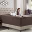 Empyrean Bedding Spannbettlaken für hohe Matratzen, 45.7 - 53.3 cm, extra tief, luxuriös, seidig, weich, doppelt gebürstete Mikrofaser, hypoallergen, knitterfrei, Kingsize-Bett, Braun