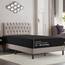 Empyrean Spannbettlaken für Doppelbett, Tiefe Taschen, 35,6-40,6 cm, ultraweiche Mikrofaser, lichtbeständig, schrumpffrei, knitterfrei, für Studentenwohnheime und Zuhause, Schwarz