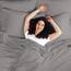 Empyrean Spannbettlaken für King-Size-Bett, ultraweiche Mikrofaser, 110 g/m², nur tiefes Spannbetttuch, feuchtigkeitsableitend, passend für 35,6 bis 40,6 cm, schrumpft und lichtbeständig, Eckriemen