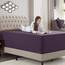 Empyrean Bedding Extra tiefe Spannbettlaken für hohe Matratzen, 45.7 cm – 53.3 cm, luxuriös, seidig weich, doppelt gebürstete Mikrofaser, hypoallergen, knitterfrei, King-Size-Bett, auberginefarben