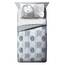 Jay Franco Disney Nightmare Before Christmas Meant to Be 4 Piece Twin Bed Set - Includes Comforter & Sheet Set - Bedding Features Jack Skellington & Sally (Official Disney Product)