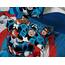 Jay Franco Marvel Comics Captain America Bettwäsche-Set – 7-teiliges Bettwäsche-Set mit Bettlaken und Kissenbezügen – superweiche Avengers Kinderbettwäsche