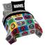 Jay Franco Marvel Avengers Pop 7 Piece Queen Size Bed Set - Includes Comforter & Sheet Set - Super Soft Fade Resistant Microfiber (Official Marvel Product), Mehrfarbig - Avengers