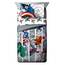 Jay Franco Marvel Avengers Comic Cool 5 Piece Twin Bed Set - Includes Comforter & Sheet Set - Bedding Features Captain America, Spiderman, Iron Man, Hulk, Thor - Super Soft (Official Marvel Product)