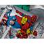 Jay Franco Marvel Avengers Comic Cool 5 Piece Twin Bed Set - Includes Comforter & Sheet Set - Bedding Features Captain America, Spiderman, Iron Man, Hulk, Thor - Super Soft (Official Marvel Product)