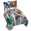 Marvel Avengers Comic Cool 7-teiliges Bettwäsche-Set – inkl. Bettdecke und Bettlaken-Set – Bettwäsche mit Captain America, Spiderman, Iron Man, Hulk & Thor – Super weich (offizielles Marvel-Produkt)