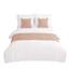 AMBERIS Bett Läufer Single Layer Chenille Beige, Modern Style Bett Schals für Home Hotel Dekorationen (Kissenbezüge separat erhältlich)