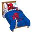 Jay Franco Marvel Spiderman Webtastic 4 Piece Toddler Size Bed Set – Super Soft Microfiber Bed Set Includes Toddler Size Reversible Comforter & Sheet Set Bedding (Official Marvel Product)