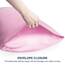 EXQ Home Seidiger Satin-Kissenbezug für Haar und Haut, weiche, kühlende Kissenbezüge, Queen-Size-Set, 2er-Set, Satin-Kissenbezüge mit Hotelverschluss, Rosa