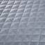 QRGMKL Neue einfarbige Bettläufer weiche, hautfreundliche Bettschals Hochpräzise geometrische Jacquard-Bettwäsche-Schutz-Tagesdecke für das Heimschlafzimmer Hotel-Grey C||2 Pillowcases(50X50cm)