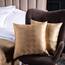 QRGMKL Neue einfarbige Bettläufer weiche, hautfreundliche Bettschals Hochpräzise geometrische Jacquard-Bettwäsche-Schutz-Tagesdecke für das Heimschlafzimmer Hotel-Gold A||2 Pillowcases(50X50cm)