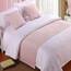 TTiiLoe Bettläufer, Doppelbett, weicher Samt, Dekoration, Bettbezug, rosa, luxuriöse Tagesdecke, Bettläufer, für Fuß des Bettes, Bett, Schal, Bett, Endhandtuch für Hotel, Schlafzimmer, 210 x 50 cm