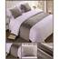 Bettläufer, Queensize-Bett, weicher Samt, Dekoration, Bettbezug, grau, Luxus-Tagesdecke, Bettläufer, für Fuß des Bettes, Schal, Bett, Endhandtuch für Hotel, Schlafzimmer, Hochzeitszimmer, 260 x 50 cm