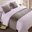Bettläufer, Einzelbett, weicher Samt, Dekoration, Bettbezug, grau, luxuriöse Tagesdecke, Bettläufer, für Fuß des Bettes, Bettschal, Bett, Handtuch für Hotel, Schlafzimmer, Hochzeitszimmer, 180 x 50 cm