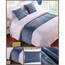 TTiiLoe Bettläufer, King-Size-Bett, weicher Samt, Dekoration, Bettbezug, Grau, Blau, Luxus-Tagesdecke, Bettläufer, für Fuß des Bettes, Schal, Bett, Endhandtuch für Hotel, Schlafzimmer, 240 x 50 cm
