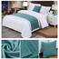 TTiiLoe Luxuriöser Bettläufer, Bettschal für Bettwäsche, Dekoration, moderne Decken, Tagesdecke, Hotel-Bettbezug, Schutz für Schlafzimmer, grün, 50 x 160 cm für 1 m Bett