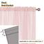 Aiyufeng Blush Pink Sheer Curtains 54 Inch Length 2 Panels Set, Light Filtering Airy Rod Pocket Light Pink Window Curtain Treatment Drapes for Kitchen Bedroom Living, Each 42Wx54L Inches