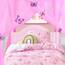 South To East Prinzessin Baldachin Bettvorhänge für Mädchen Kinderbett Baldachin 4 Ecke Bettvorhänge Prinzessin Bettvorhang für Mädchen Zimmer Dekor Twin Größe Rosa, 200 * 100 * 190cm