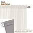 Aiyufeng Basic Elfenbeinfarbene transparente Vorhänge für Wohnzimmer, 213 cm Länge, 2 Paneele, lichtfilternde Voile-Vorhänge für Schlafzimmer, Terrasse, Schiebetür, jeweils 150 x 213 cm (B x L