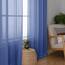 Aiyufeng Durchsichtige Vorhänge, 244 cm lang, 2 Paneele, halbtransparent, Voile, Stangentasche, blau, durchsichtige Fenstervorhänge für Schlafzimmer, Bett, Baldachin, Esszimmer, Hochzeit, Party,