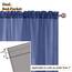 Aiyufeng Durchsichtige Vorhänge, 183 cm Länge, 2 Paneele, halbtransparent, Voile, dunkelblau, durchscheinende Fenstervorhänge für Schlafzimmer, Bett, Baldachin, Wohnzimmer, Esszimmer, Hochzeit, Party,