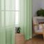 Aiyufeng Hellgrüne, durchsichtige Vorhänge, 213 cm lang, 2 Paneele für Wohnzimmer, lichtfilternde, grüne Fenstervorhänge für Schlafzimmer, jeweils 106,7 x 213,4 cm (B x L)