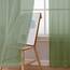 Aiyufeng Basic Salbeigrüne transparente Vorhänge für Wohnzimmer, 213 cm Länge, 2 Stoffbahnen, lichtfilternde Voile-Vorhänge für Schlafzimmer, Terrasse, Schiebetür, jeweils 150 x 213 cm (B x L