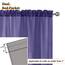 Aiyufeng Durchsichtige Vorhänge, 244 cm lang, 2 Paneele, lichtfilternd, weich, luftig, Voile, Stangentasche, violett, durchsichtige Fenstervorhänge für Schlafzimmer und Wohnzimmer, jeweils 106 x 244