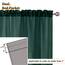 Aiyufeng Hunter Green Sheer Vorhang, 2 Paneele für Wohnzimmer, lichtfilternde Voile, grüne Vorhänge für Schlafzimmer, Terrasse, Schiebetür, jeweils 106,7 cm B x 243,8 cm L