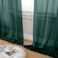 Aiyufeng Hunter Green Sheer Vorhang, 2 Paneele für Wohnzimmer, lichtfilternde Voile, grüne Vorhänge für Schlafzimmer, Terrasse, Schiebetür, jeweils 106,7 cm B x 243,8 cm L