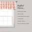 Lush Decor, Blush Belle Valance Shabby Chic Style Single Curtain, 18” x 84
