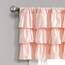 Lush Decor, Blush Belle Valance Shabby Chic Style Single Curtain, 18” x 84