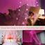 Rosa Betthimmel mit Lichtern für Mädchen Schlafzimmer Dekoration, Prinzessin Baldachin Bettvorhänge mit 100 LED Stern rosa Lichter 8 Modi USB-gespeist Geschenke für Frauen, Einzel- bis King Size Bett