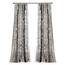 Lush Decor Belle Vintage Chic Fenstervorhang für Wohnzimmer, Esszimmer, Schlafzimmer (Einzelvorhang), 137,2 x 213,4 cm (B x L), Grau